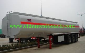 China 3 axle 38000 Liters fuel tanker semi trailer (38CBM) supplier
